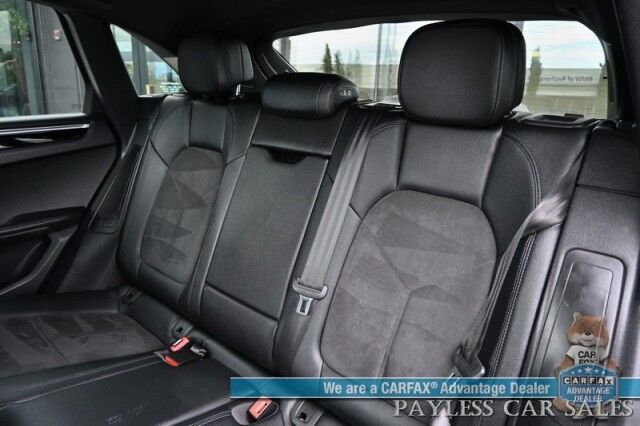2017 Porsche Macan / AWD / Porsche Connect Plus / Power Leather & Alcantara Seats / Navigation / Lane Departure & Blind Spot Alert / Bluetooth / Backup Camera / Dual Climate Control / Power Liftgate / Keyless Entry / Only 47k Miles Anchorage AK