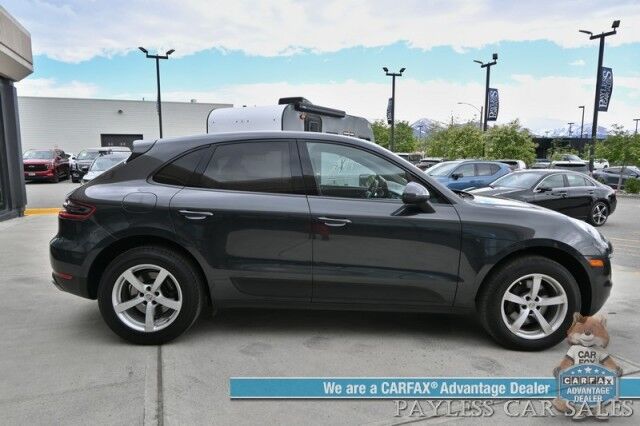 2017 Porsche Macan / AWD / Porsche Connect Plus / Power Leather & Alcantara Seats / Navigation / Lane Departure & Blind Spot Alert / Bluetooth / Backup Camera / Dual Climate Control / Power Liftgate / Keyless Entry / Only 47k Miles Anchorage AK