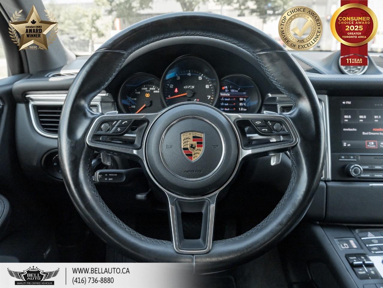 2017 Porsche Macan GTS | PRM PKG | PANO ROOF | CLSC SPRT BLK RIMS | BOSESOUND | RED BRK CLPRS Toronto ON