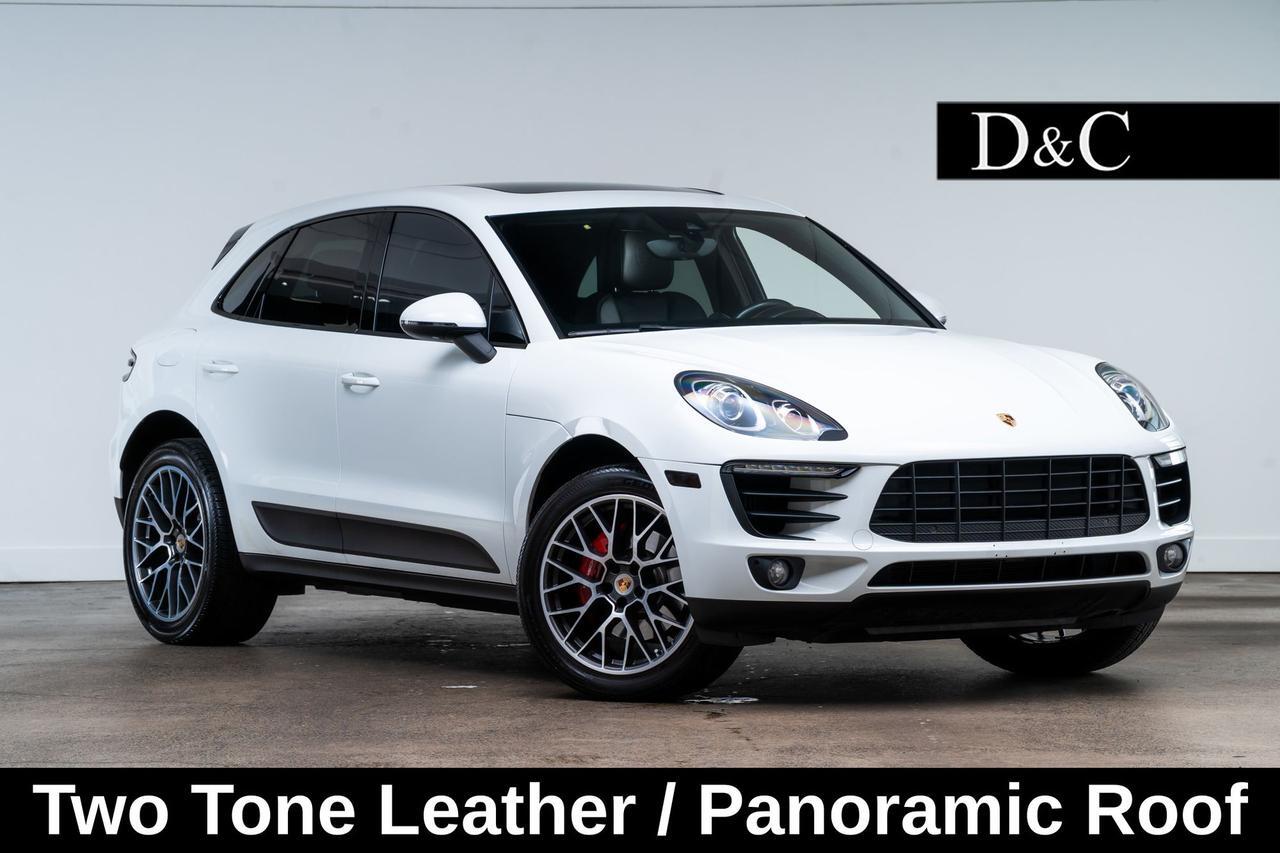 2017 Porsche Macan S Two Tone Leather Panoramic Roof