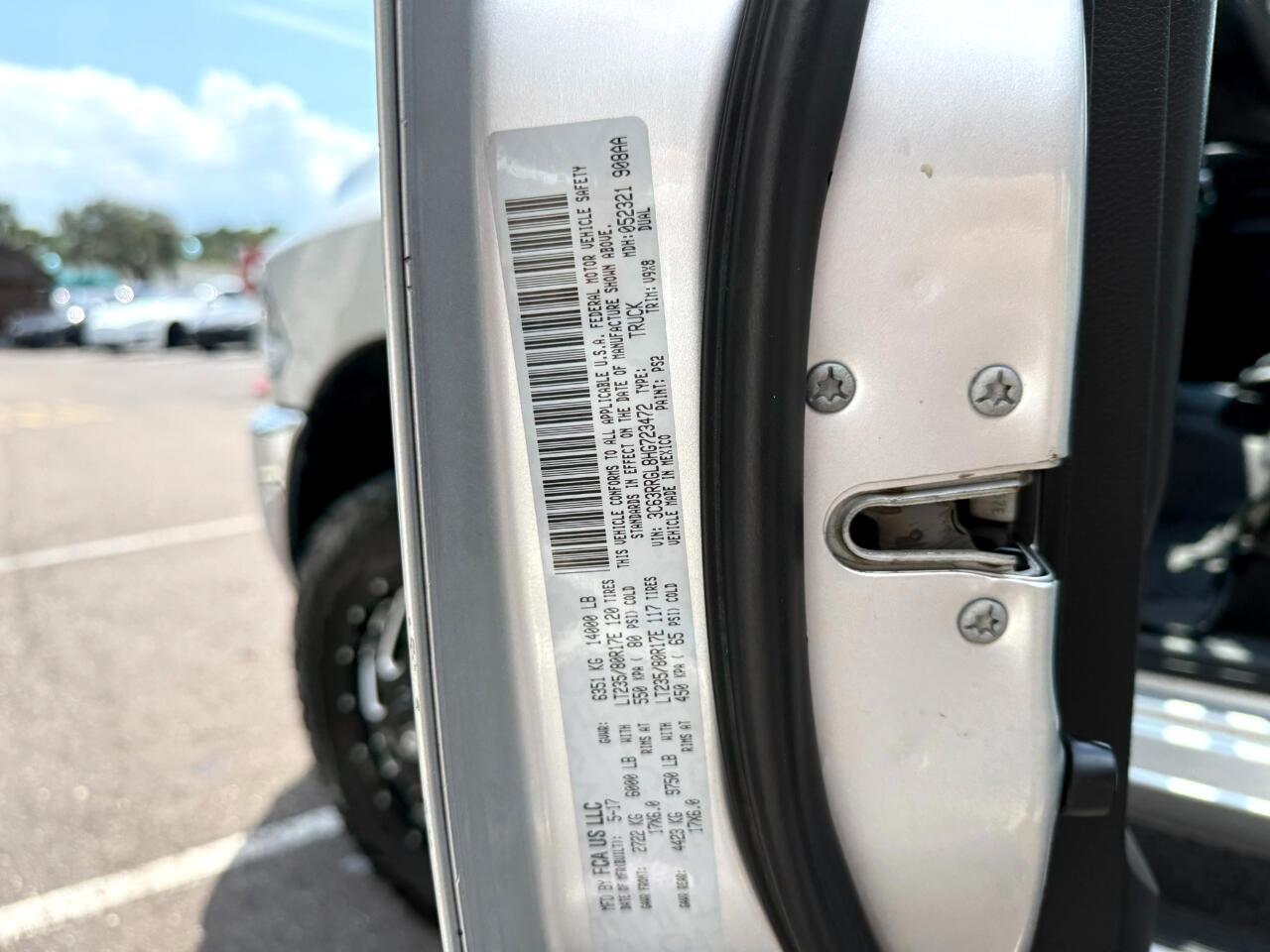 2017 RAM 3500 Tradesman 4x4 Crew Cab 8&apos; Box Jacksonville FL