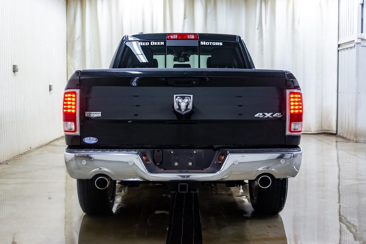 2017 Ram 1500 4x4 Crew Cab Laramie Diesel Leather Roof Nav Red Deer AB