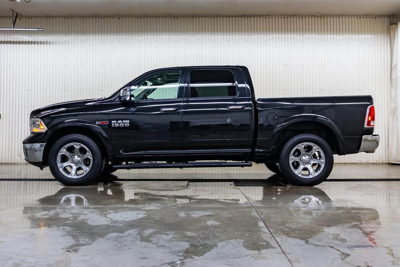 2017 Ram 1500 4x4 Crew Cab Laramie Diesel Leather Roof Nav Red Deer AB