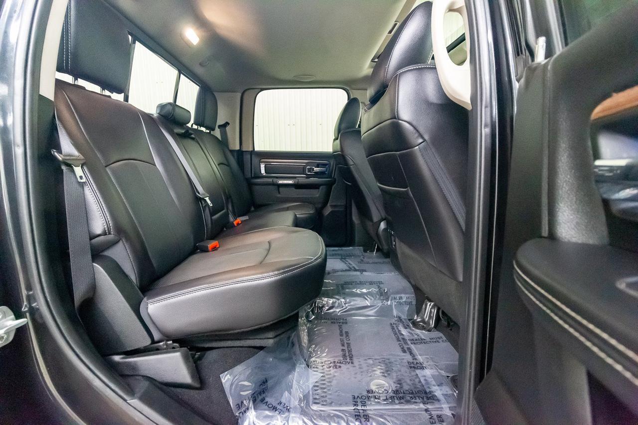 2017 Ram 1500 4x4 Crew Cab Laramie Diesel Leather Roof Nav Red Deer AB
