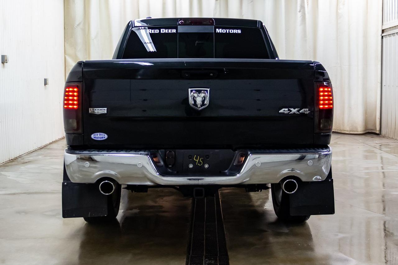 2017 Ram 1500 4x4 Crew Cab Laramie EcoDiesel Leather Roof Nav Red Deer AB