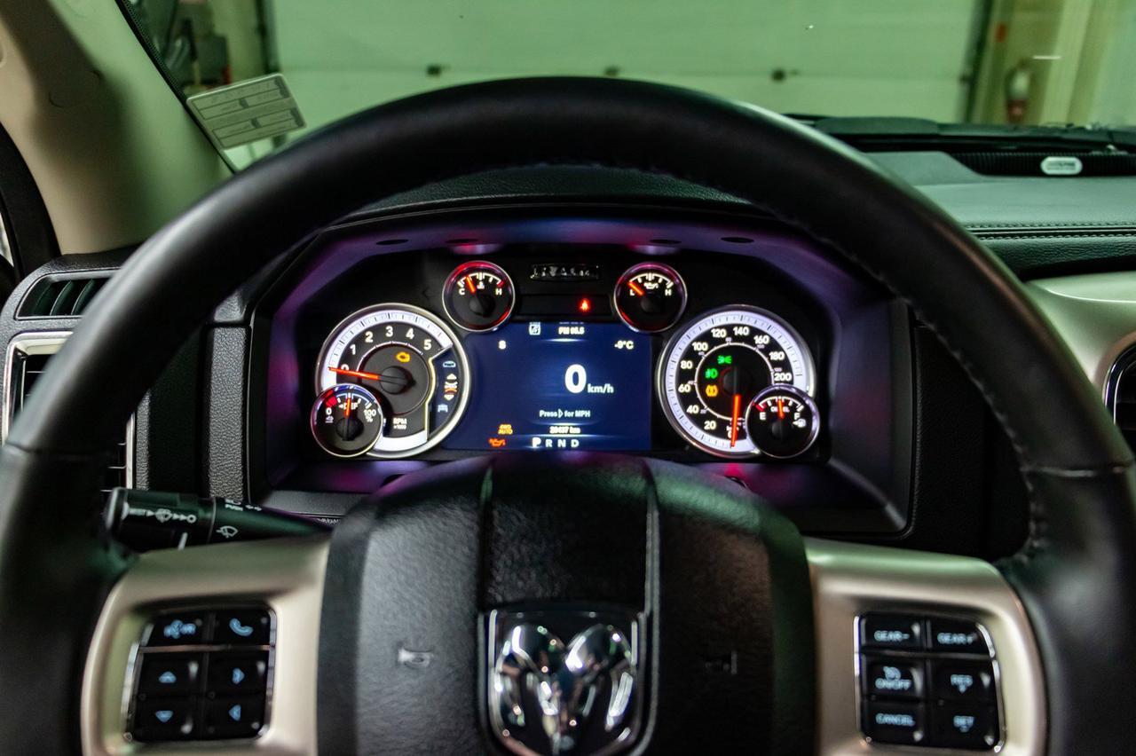 2017 Ram 1500 4x4 Crew Cab Laramie EcoDiesel Leather Roof Nav Red Deer AB