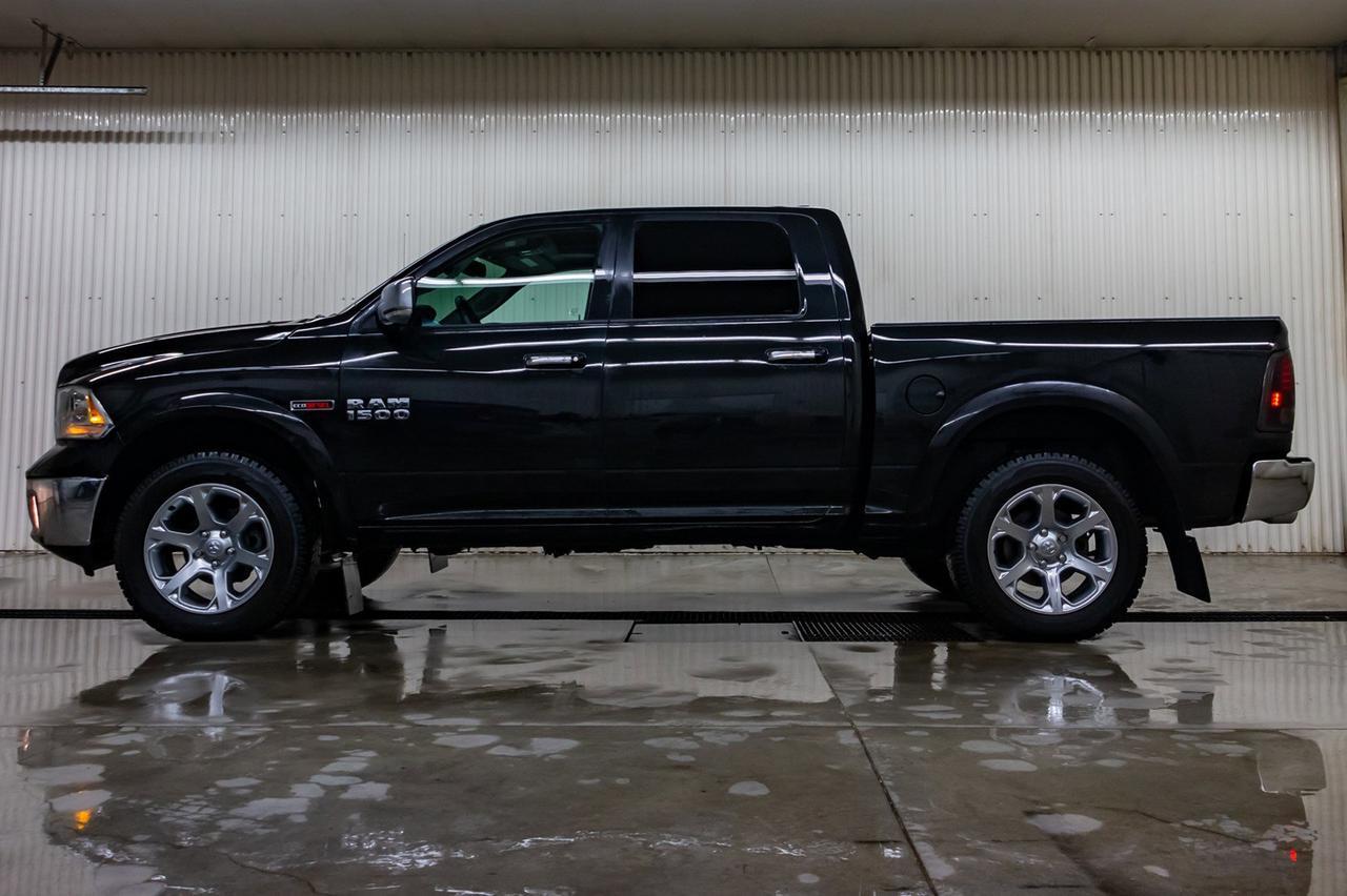 2017 Ram 1500 4x4 Crew Cab Laramie EcoDiesel Leather Roof Nav Red Deer AB