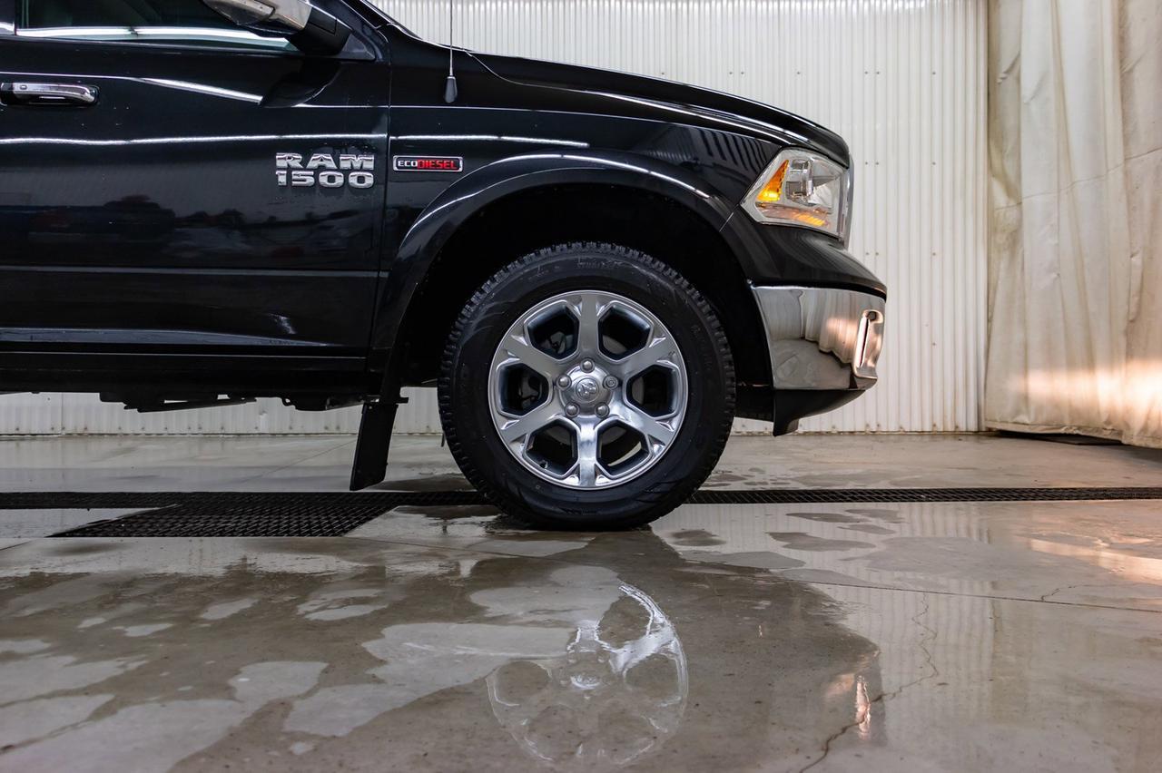 2017 Ram 1500 4x4 Crew Cab Laramie EcoDiesel Leather Roof Nav Red Deer AB