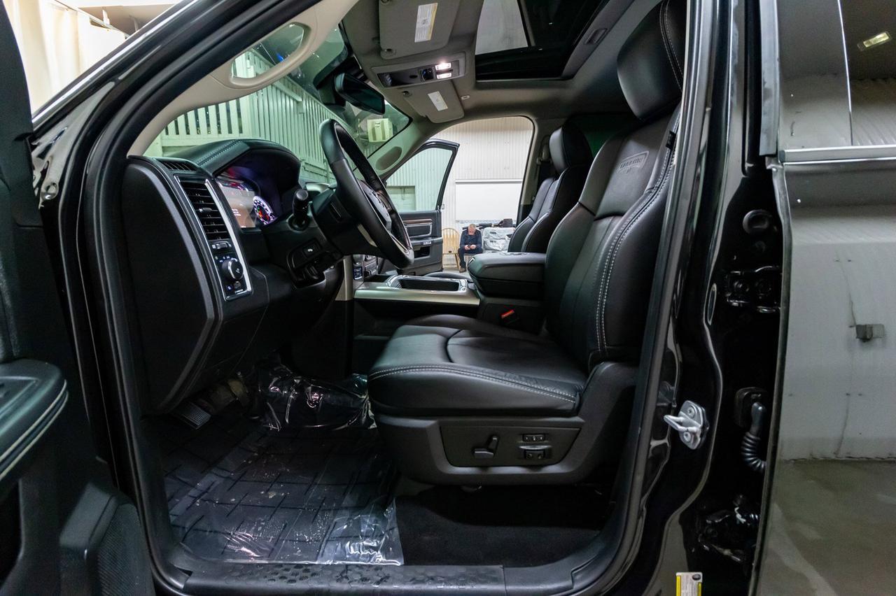 2017 Ram 1500 4x4 Crew Cab Laramie EcoDiesel Leather Roof Nav Red Deer AB