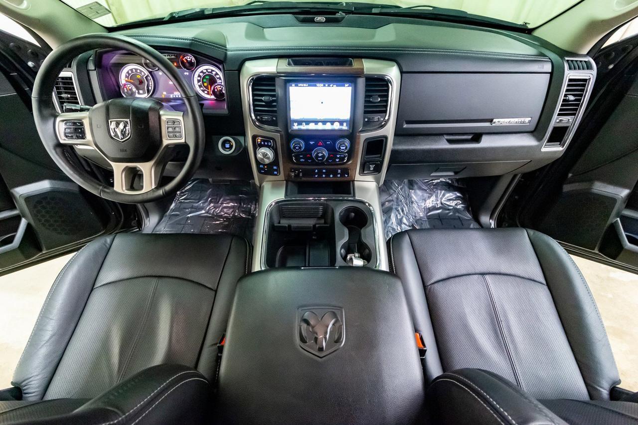 2017 Ram 1500 4x4 Crew Cab Laramie EcoDiesel Leather Roof Nav Red Deer AB