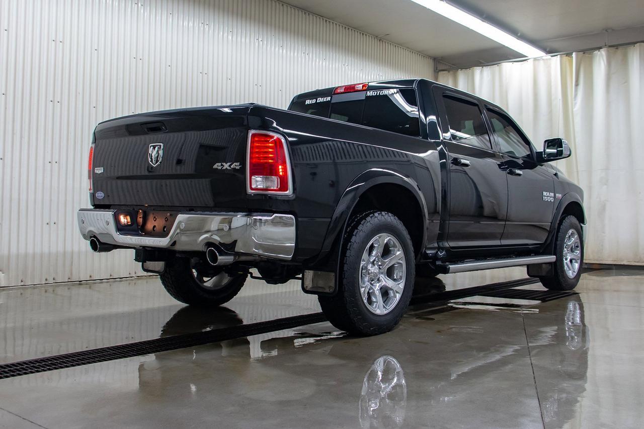 2017 Ram 1500 4x4 Crew Cab Laramie Leather Roof Nav Red Deer AB