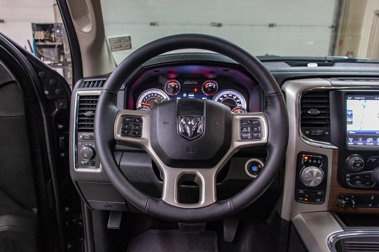 2017 Ram 1500 4x4 Crew Cab Laramie Leather Roof Nav Red Deer AB