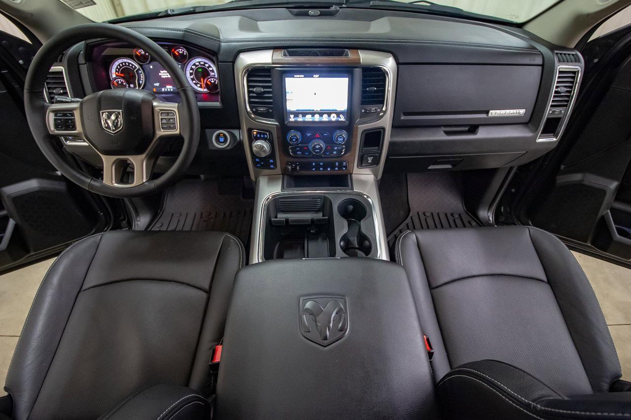 2017 Ram 1500 4x4 Crew Cab Laramie Leather Roof Nav Red Deer AB