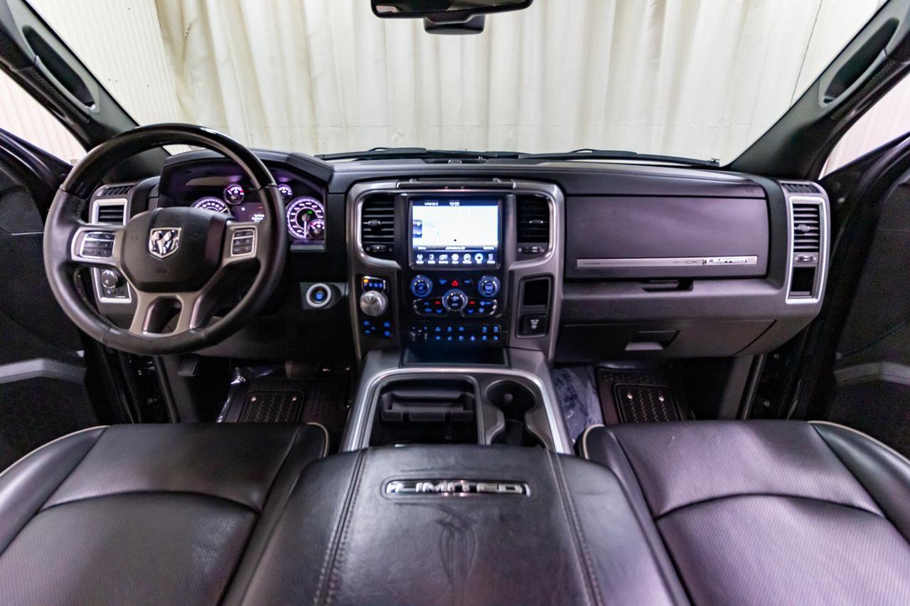 2017 Ram 1500 4x4 Crew Cab Limited Leather Roof Nav Red Deer AB