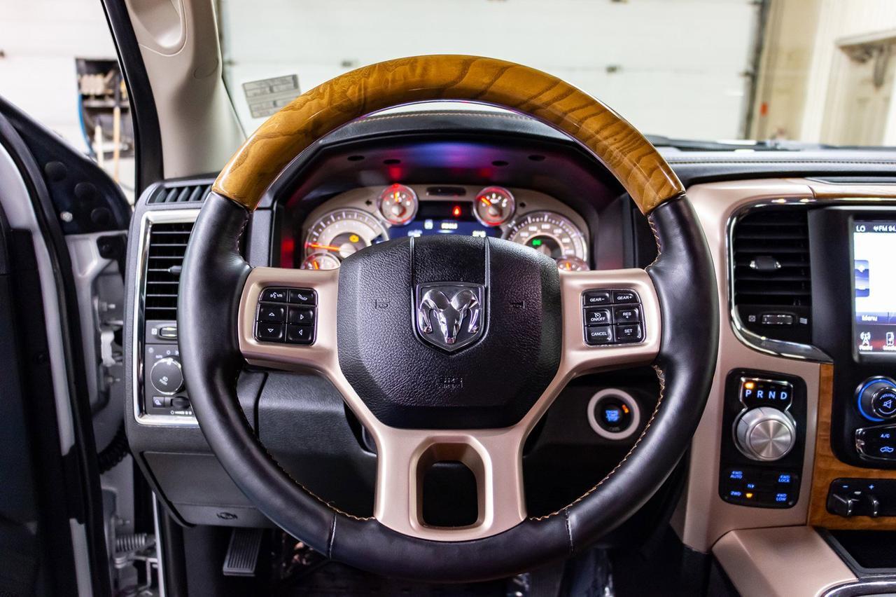 2017 Ram 1500 4x4 Crew Cab Longhorn Leather Roof Nav Red Deer AB