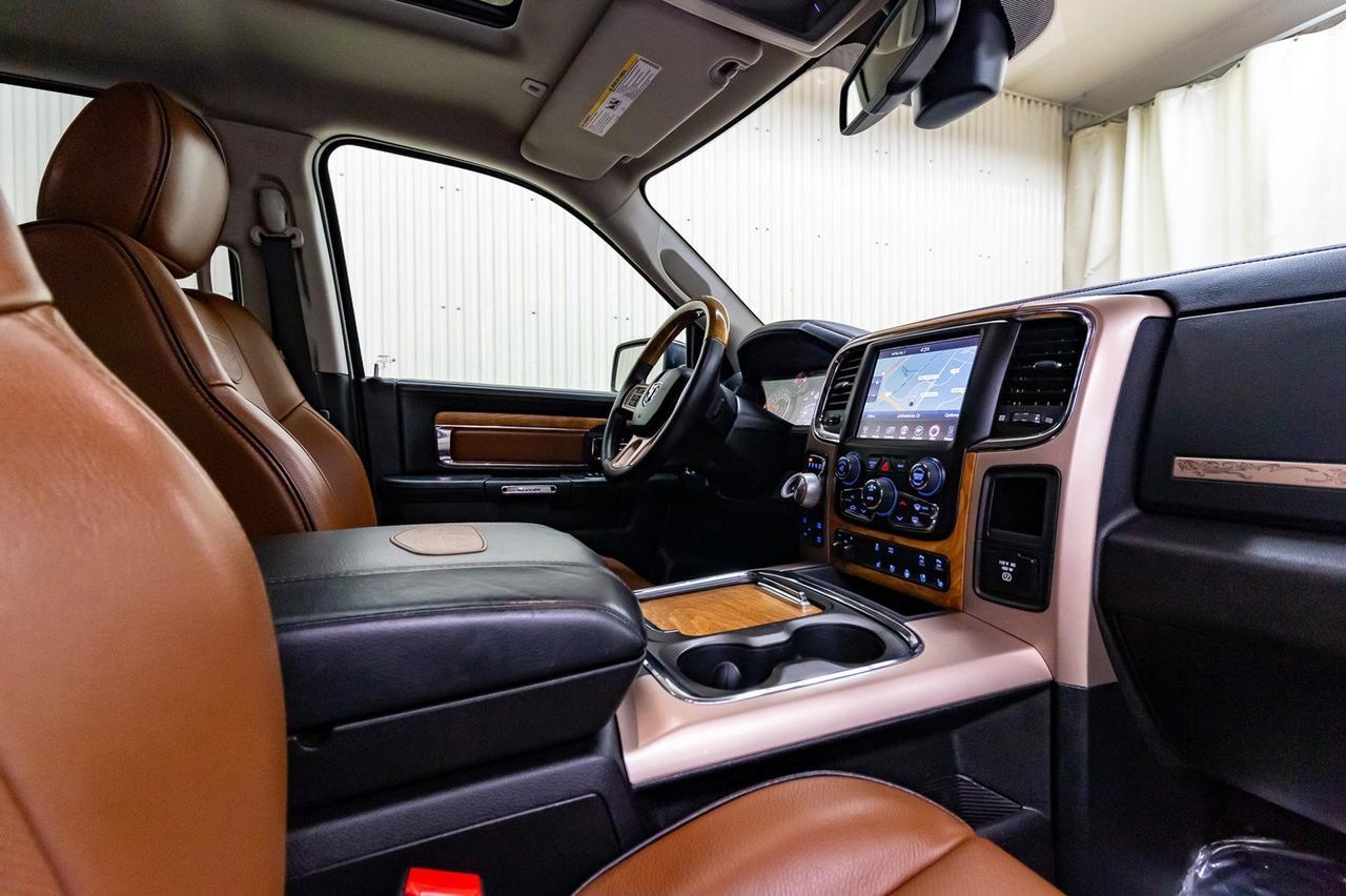 2017 Ram 1500 4x4 Crew Cab Longhorn Leather Roof Nav Red Deer AB