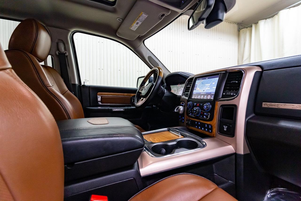 2017 Ram 1500 4x4 Crew Cab Longhorn Leather Roof Nav Red Deer AB