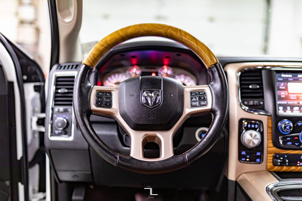 2017 Ram 1500 4x4 Crew Cab Longhorn Leather Roof Nav Red Deer AB