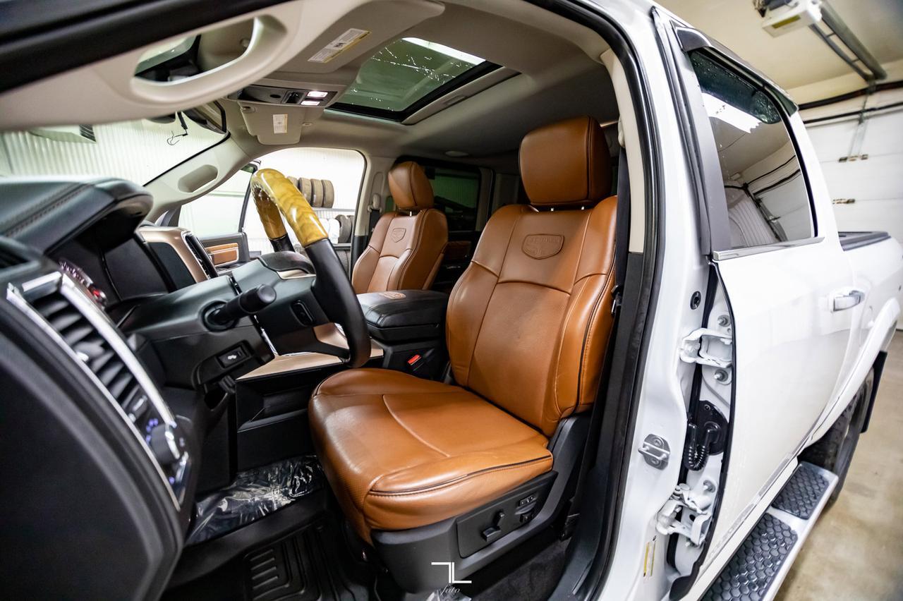 2017 Ram 1500 4x4 Crew Cab Longhorn Leather Roof Nav Red Deer AB