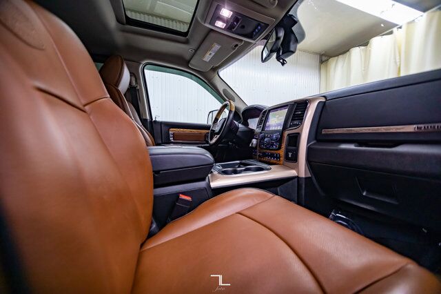 2017 Ram 1500 4x4 Crew Cab Longhorn Leather Roof Nav Red Deer AB