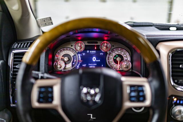 2017 Ram 1500 4x4 Crew Cab Longhorn Leather Roof Nav Red Deer AB