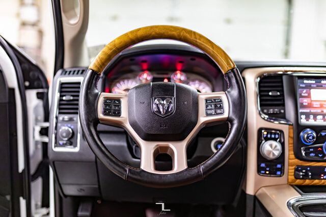 2017 Ram 1500 4x4 Crew Cab Longhorn Leather Roof Nav Red Deer AB