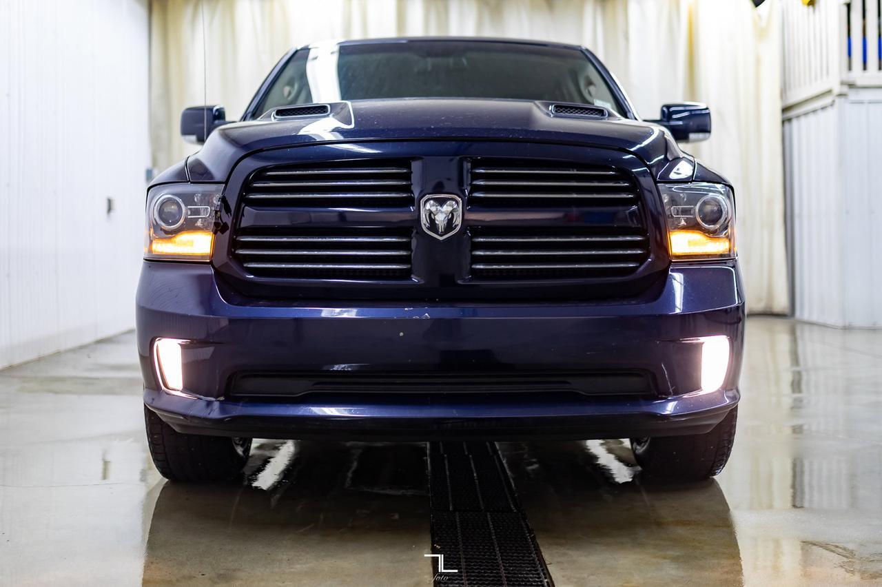 2017 Ram 1500 4x4 Crew Cab Sport Leather BCam Red Deer AB