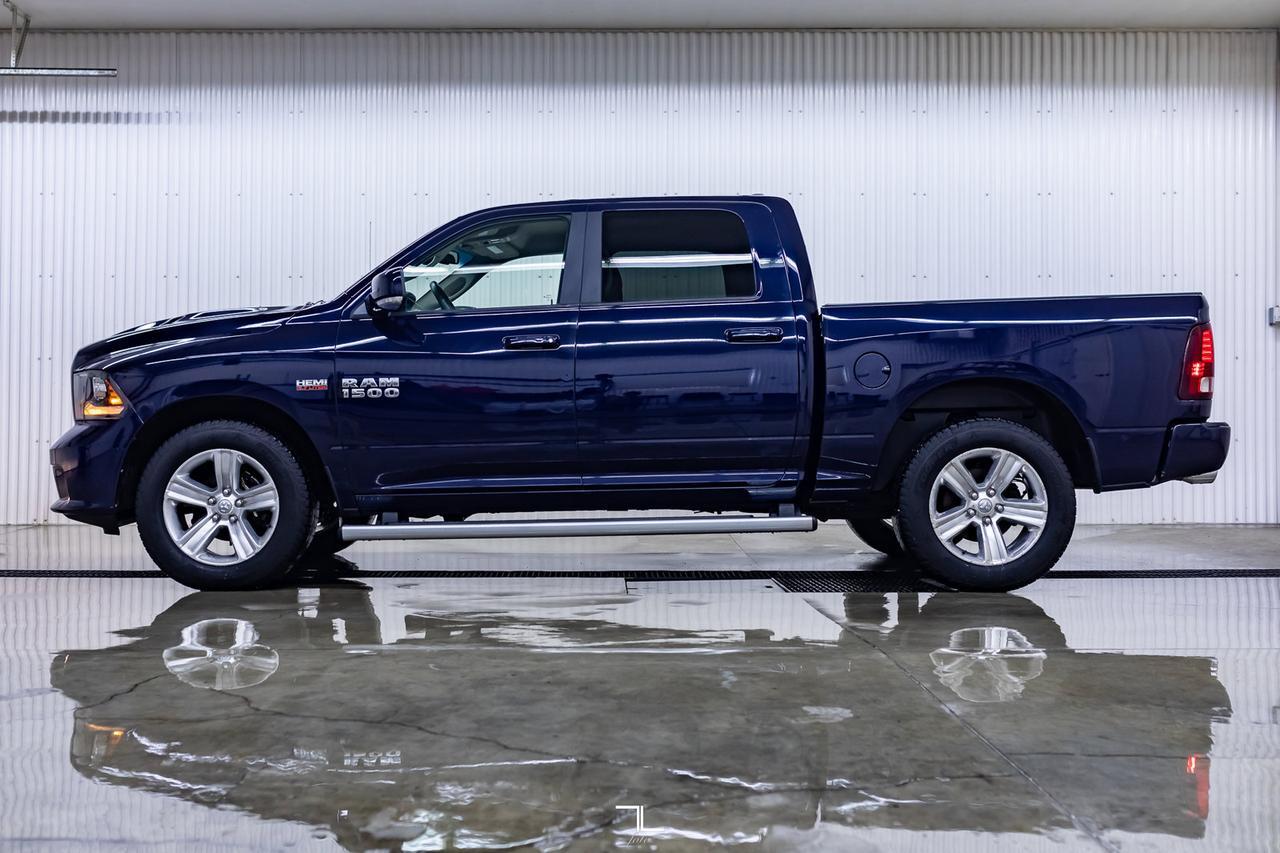 2017 Ram 1500 4x4 Crew Cab Sport Leather BCam Red Deer AB