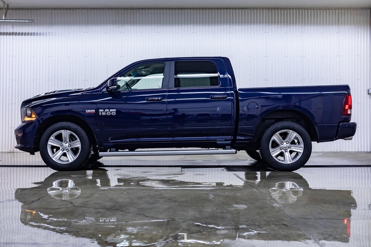 2017 Ram 1500 4x4 Crew Cab Sport Leather BCam Red Deer AB