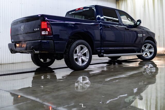 2017 Ram 1500 4x4 Crew Cab Sport Leather BCam Red Deer AB