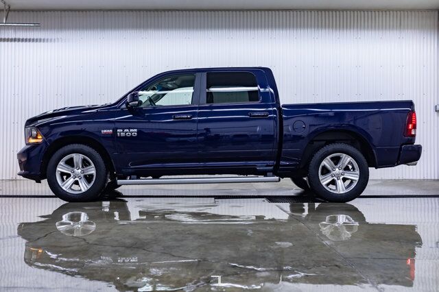 2017 Ram 1500 4x4 Crew Cab Sport Leather BCam Red Deer AB