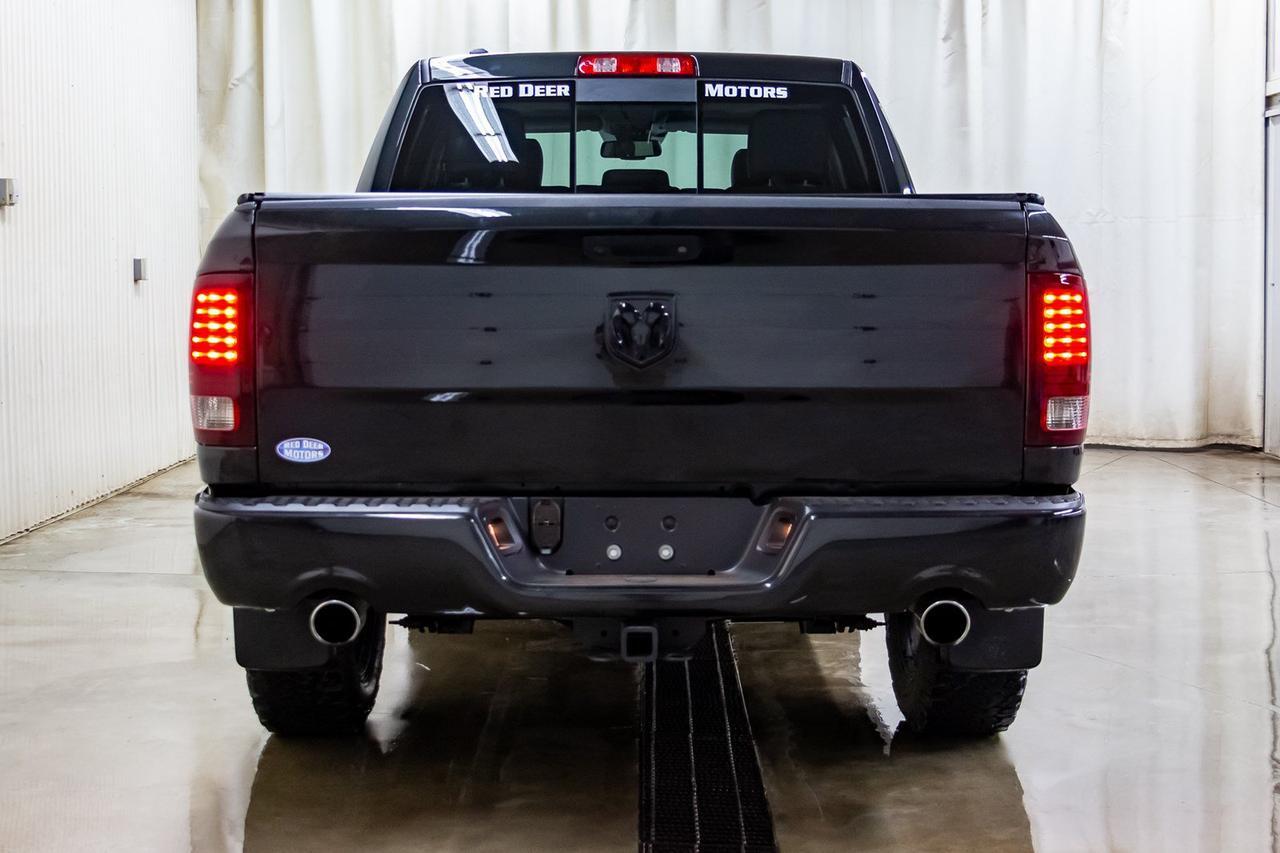 2017 Ram 1500 4x4 Crew Cab Sport Leather Roof BCam Red Deer AB
