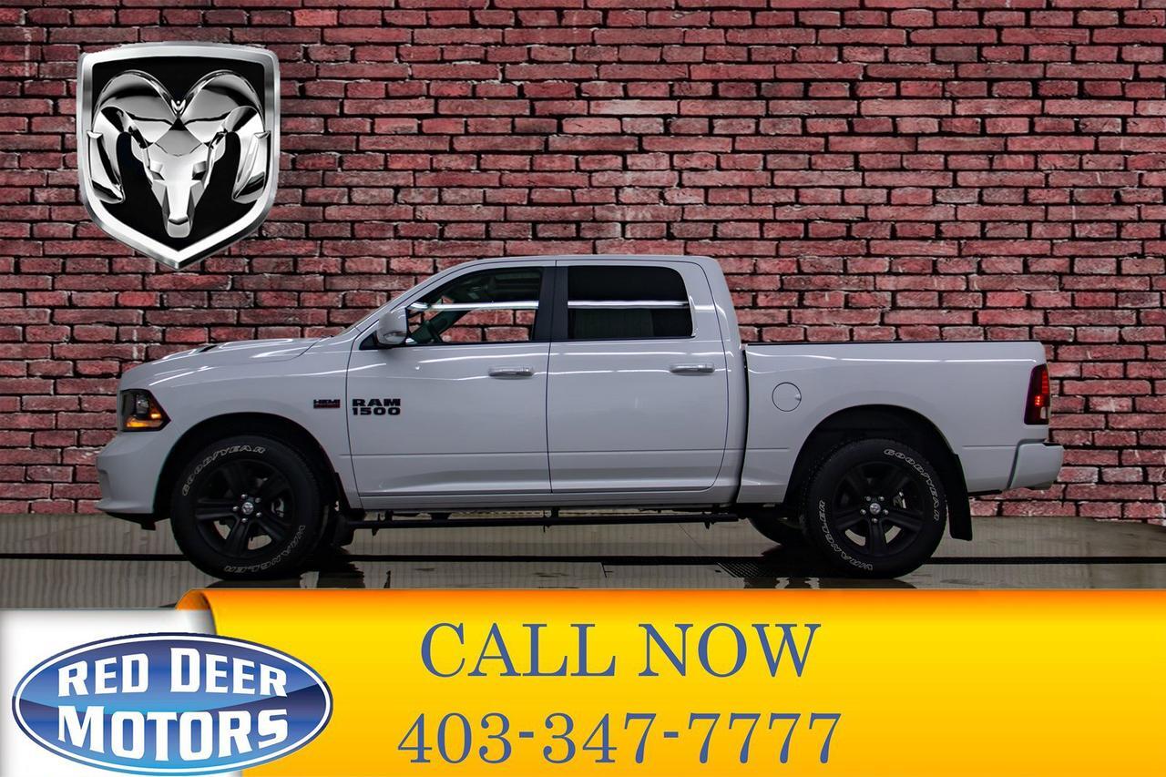 2017 Ram 1500 4x4 Crew Cab Sport Leather Roof Nav Red Deer AB