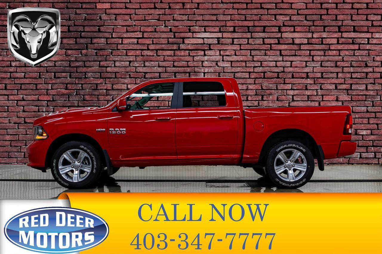 2017 Ram 1500 4x4 Crew Cab Sport Leather Roof Nav