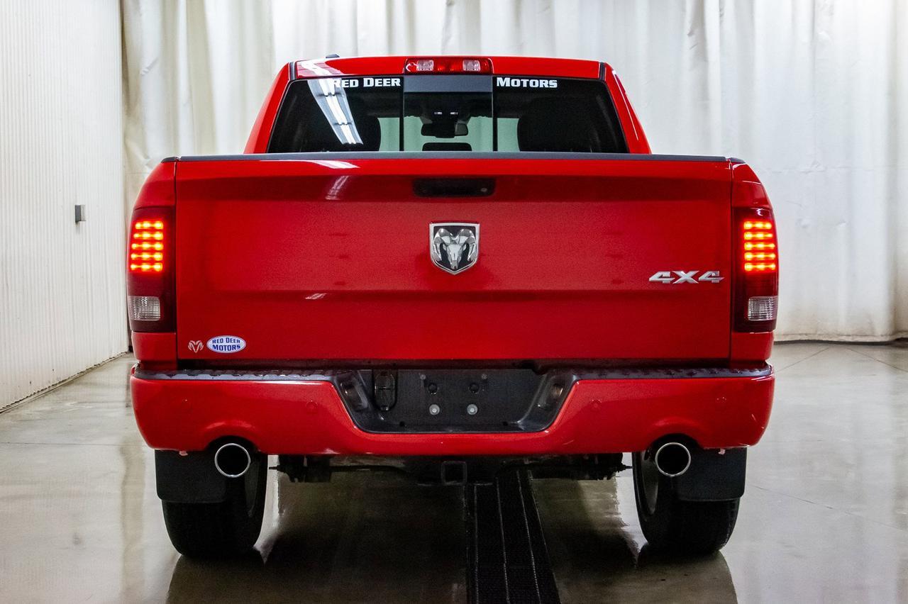 2017 Ram 1500 4x4 Crew Cab Sport Leather Roof Nav Red Deer AB