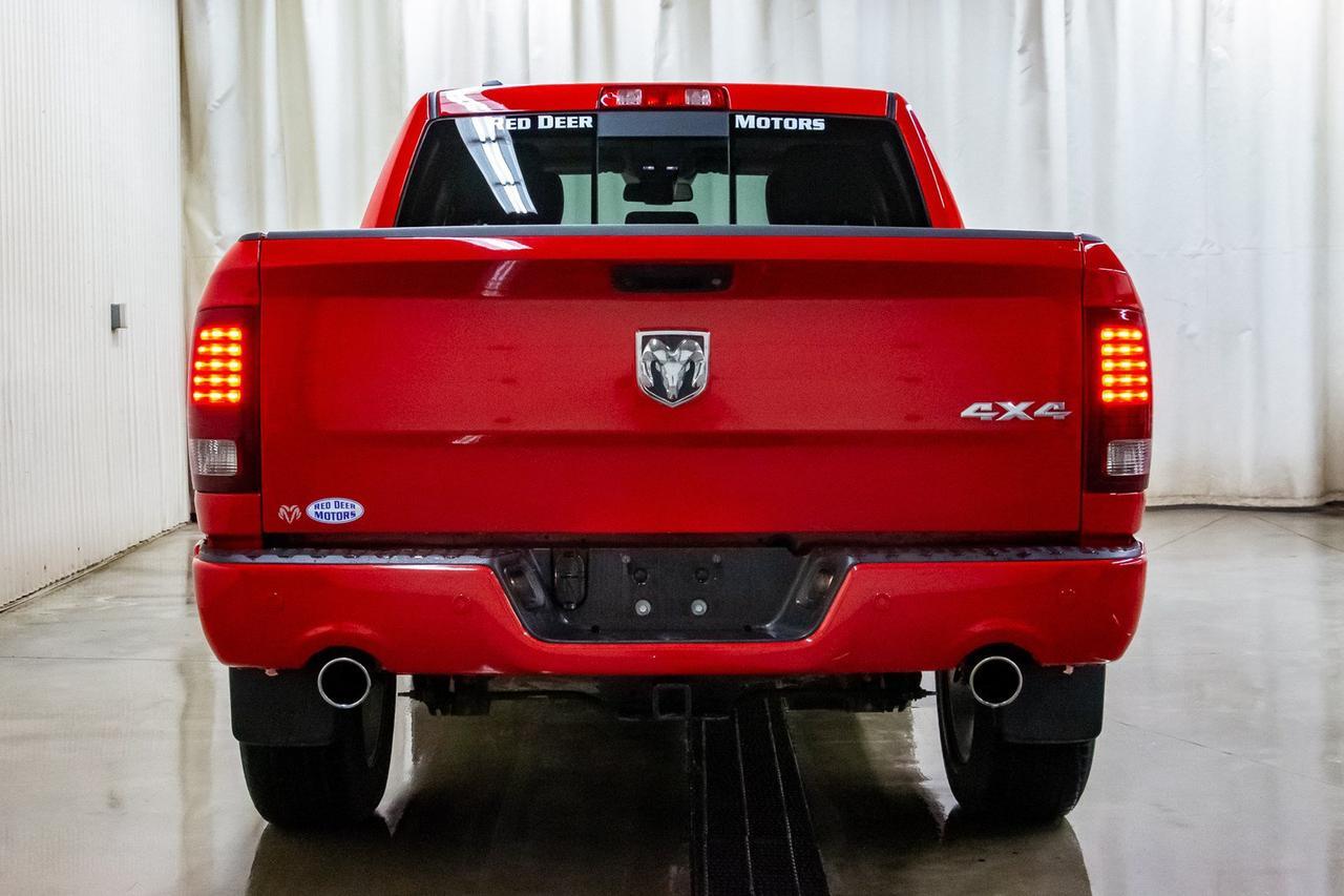2017 Ram 1500 4x4 Crew Cab Sport Leather Roof Nav Red Deer AB