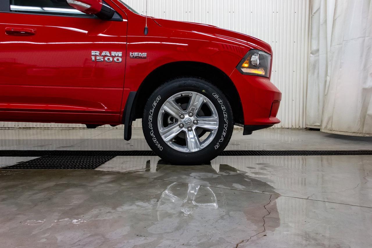 2017 Ram 1500 4x4 Crew Cab Sport Leather Roof Nav Red Deer AB