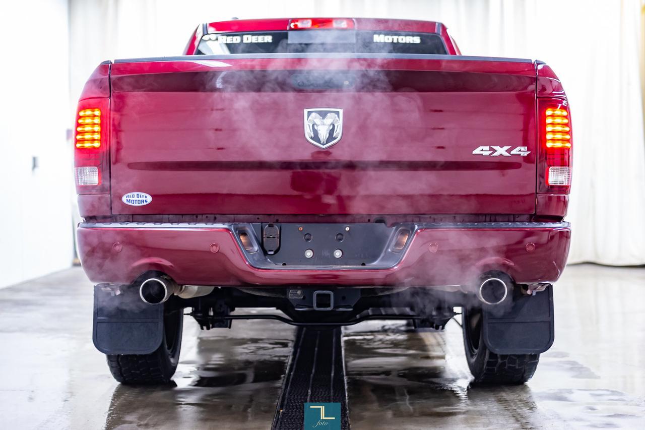 2017 Ram 1500 4x4 Crew Cab Sport Leather Roof Nav Red Deer AB
