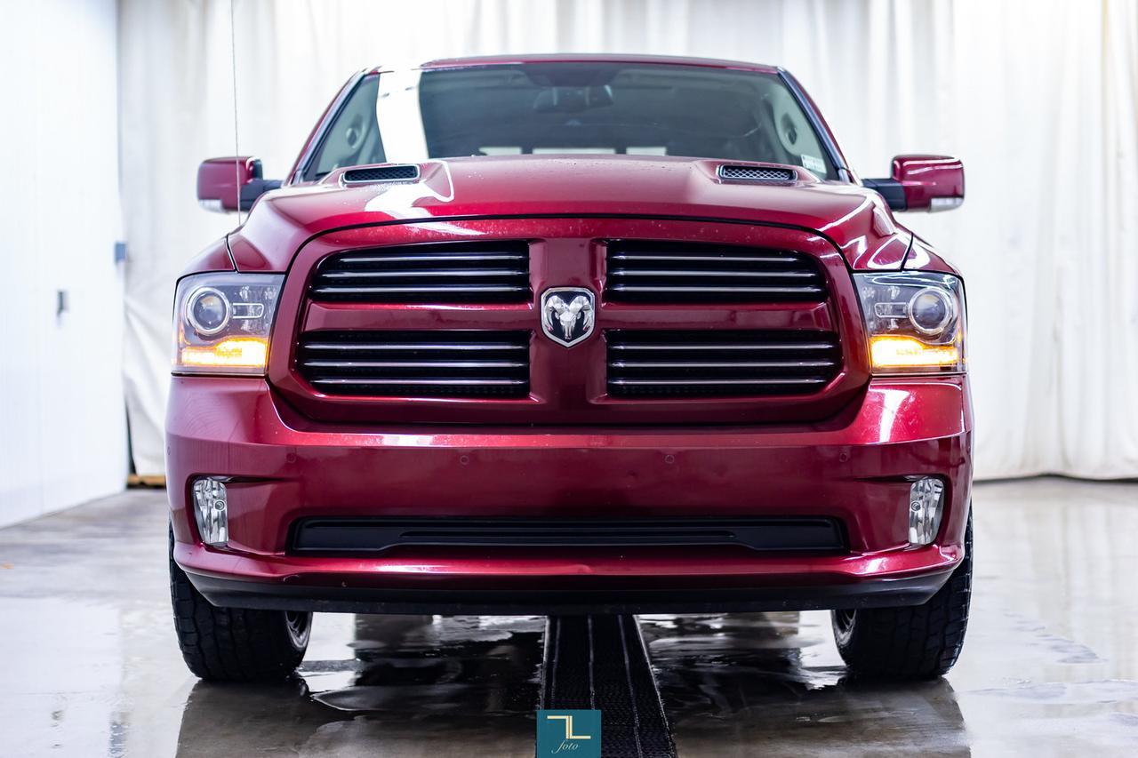 2017 Ram 1500 4x4 Crew Cab Sport Leather Roof Nav Red Deer AB