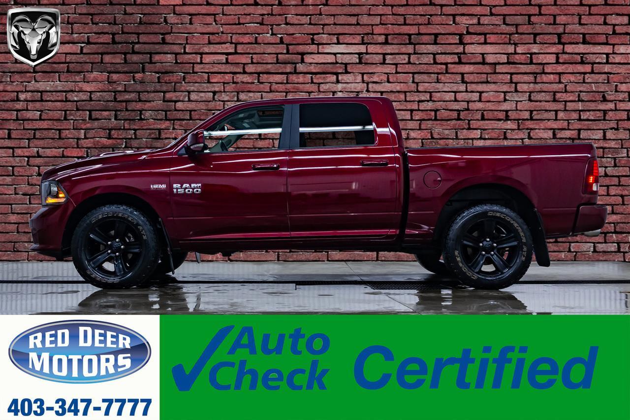 2017 Ram 1500 4x4 Crew Cab Sport Leather Roof Nav