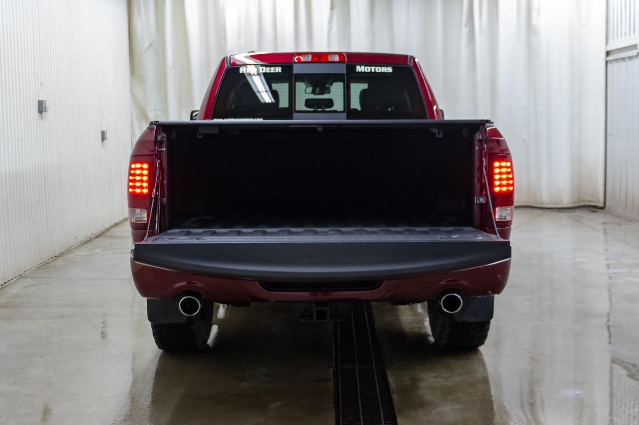 2017 Ram 1500 4x4 Crew Cab Sport Leather Roof Nav Red Deer AB