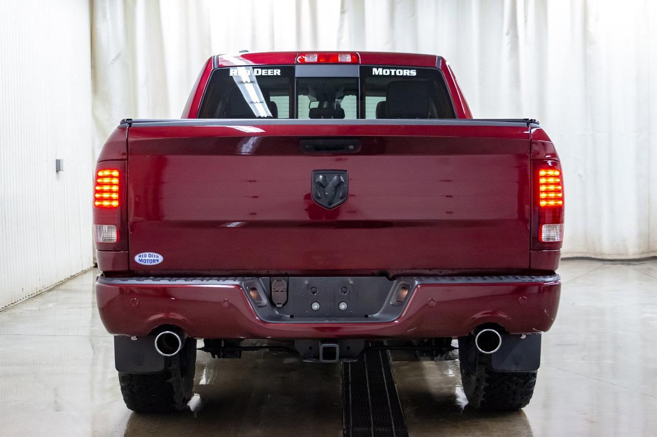 2017 Ram 1500 4x4 Crew Cab Sport Leather Roof Nav Red Deer AB