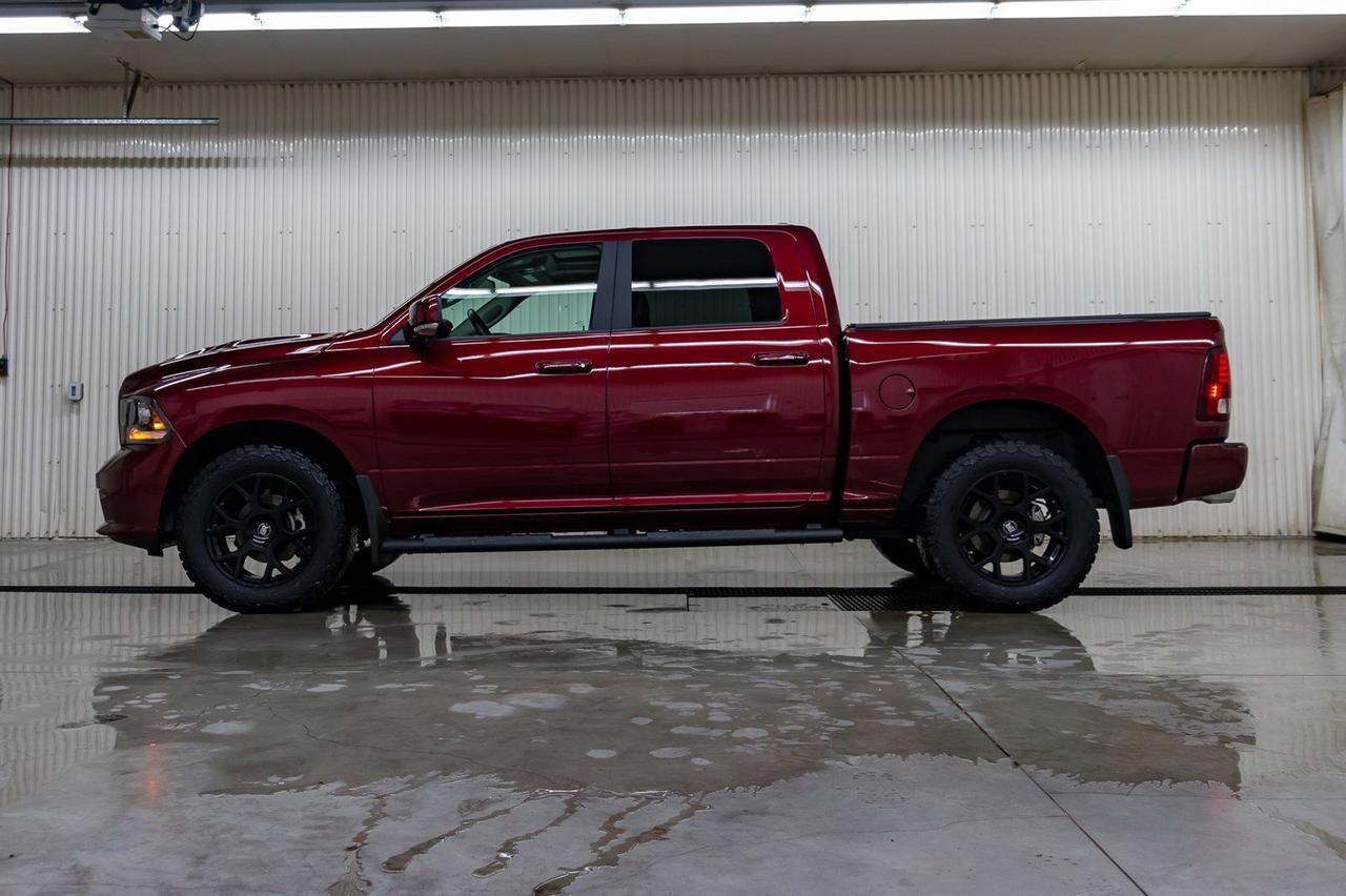 2017 Ram 1500 4x4 Crew Cab Sport Leather Roof Nav Red Deer AB