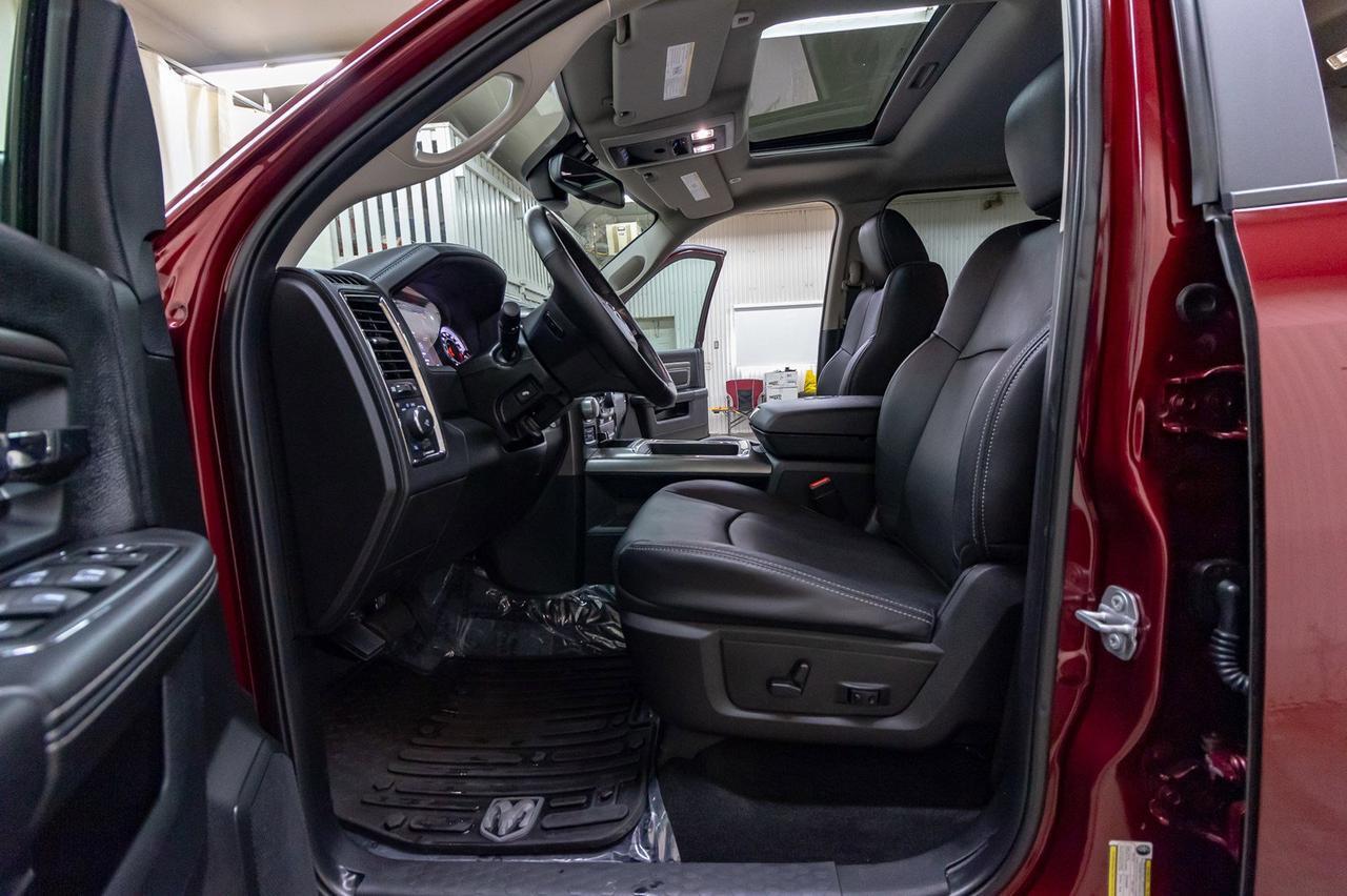 2017 Ram 1500 4x4 Crew Cab Sport Leather Roof Nav Red Deer AB
