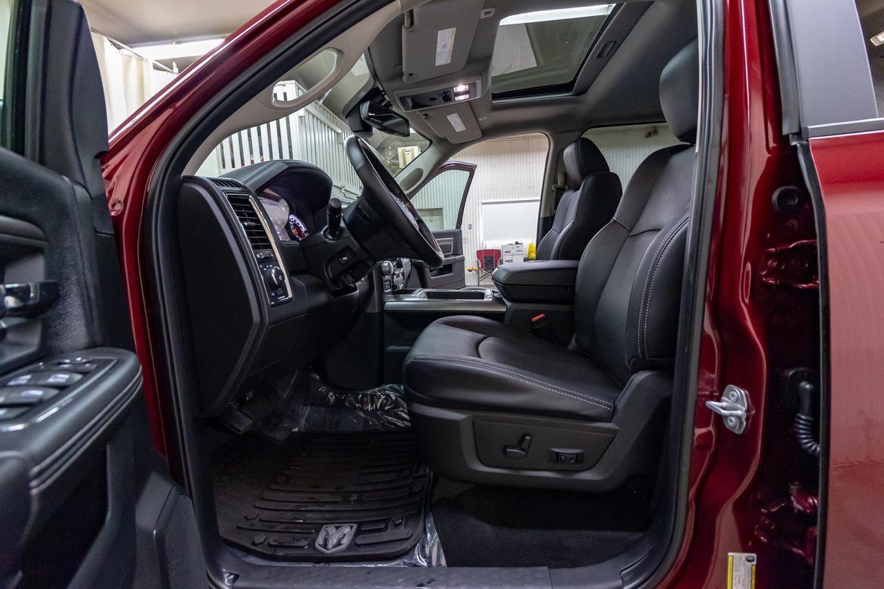 2017 Ram 1500 4x4 Crew Cab Sport Leather Roof Nav Red Deer AB