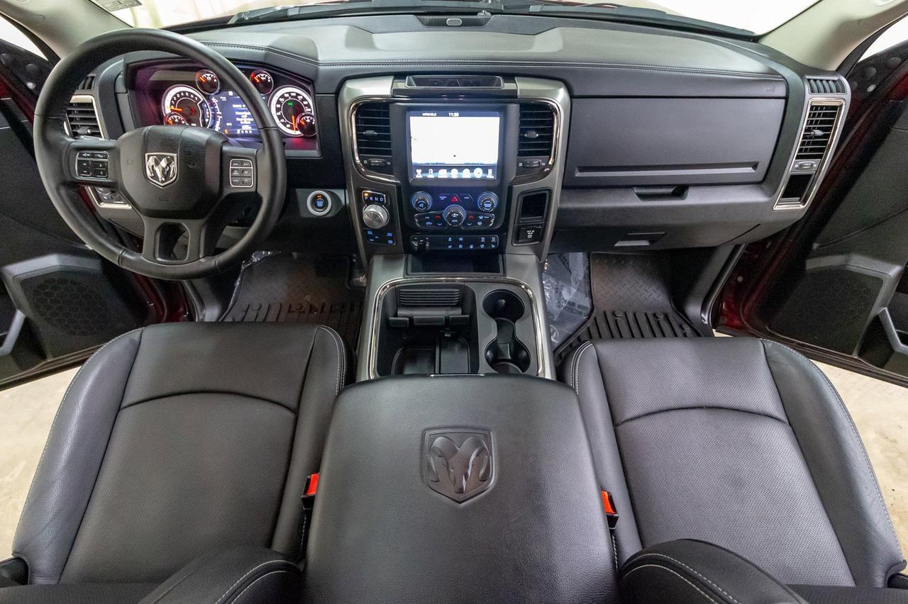 2017 Ram 1500 4x4 Crew Cab Sport Leather Roof Nav Red Deer AB