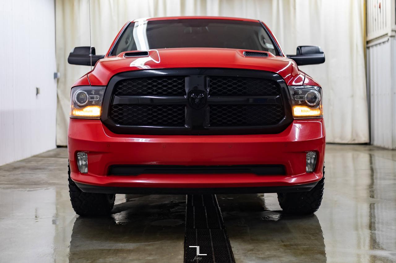 2017 Ram 1500 4x4 Crew Cab Sport Leather Roof Nav Red Deer AB