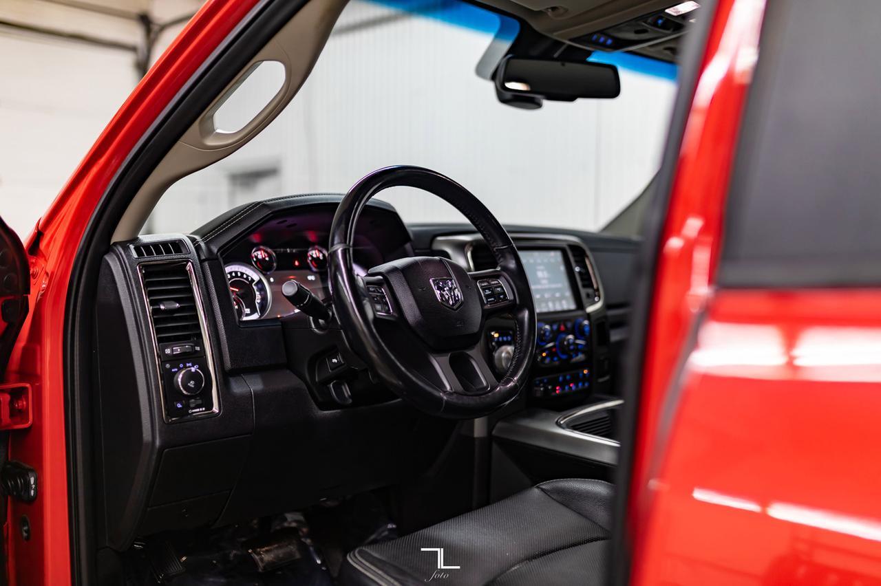 2017 Ram 1500 4x4 Crew Cab Sport Leather Roof Nav Red Deer AB