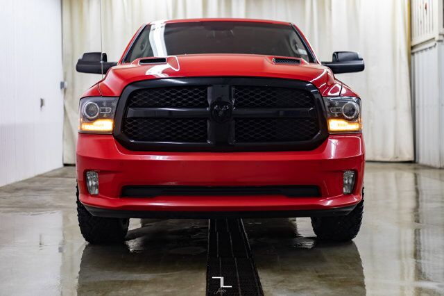 2017 Ram 1500 4x4 Crew Cab Sport Leather Roof Nav Red Deer AB