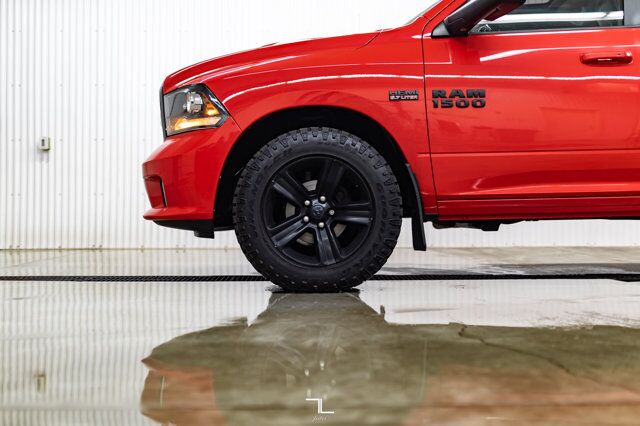 2017 Ram 1500 4x4 Crew Cab Sport Leather Roof Nav Red Deer AB